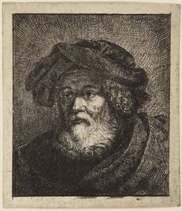 Alter Mann mit Mütze von Rembrandt van Rijn