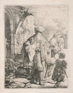 Die Vertreibung Hagars von Rembrandt van Rijn