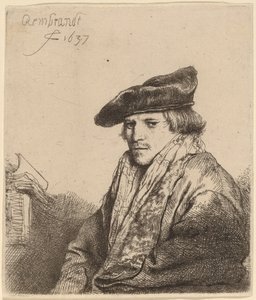 Junger Mann mit Samtkappe (Ferdinand Bol?)