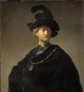 Alter Mann mit Goldkette von Rembrandt van Rijn