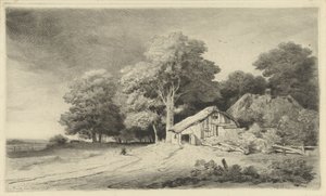 Bauernhof an einem Weg