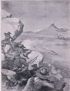 Buren schießen auf den Zug von General French