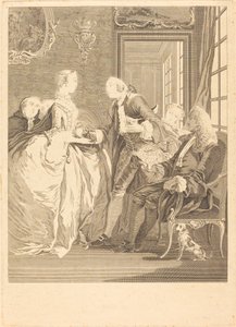 Die Ehevereinbarung von René Gaillard after Charles Eisen