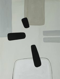 Schwebende minimalistische Formen