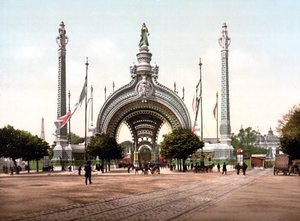 Großer Eingang der Weltausstellung 1900 in Paris von René Binet