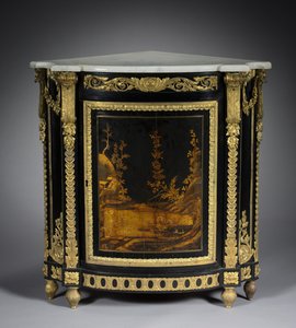 Eckschrank, ca. 1765-1770 von Rene Dubois