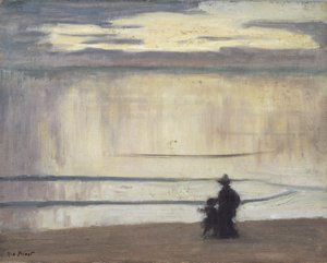 Zwischen Hund und Wolf, ca. 1910
