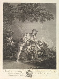 Venus und die Liebenden, 18. Jahrhundert von Rene Gaillard