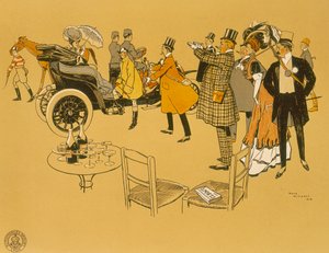 Plakat für Berliet-Autos, 1906