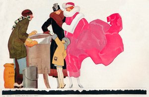 Plakatentwurf Au Bon Marché, ca. 1923