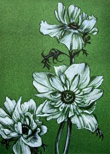 Unheimliche grüne Blumen