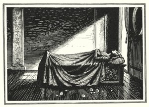 Hans Christian Andersen: Die Glücksgaloschen (Lithographie) von Rex (after) Whistler