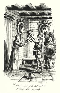 Hans Christian Andersen: Die Tochter des Marschkönigs (Lithografie) von Rex (after) Whistler
