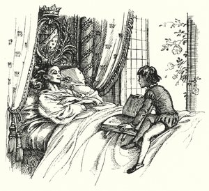 Hans Christian Andersen: Die schönste Rose der Welt von Rex (after) Whistler