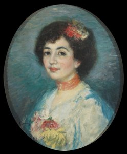 Porträt von Frau Amouroux, der Schwägerin des Künstlers von Ricard Canals