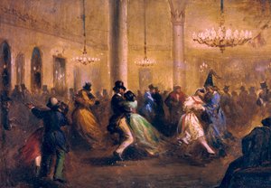 Der Baile de Capellanes, ca. 1860-1865 von Ricardo Balaca y Canseco