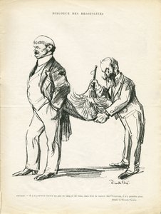 Illustration von Ricardo Flores (1878-1918) in Le Rire, 09.05.14 - Dialog der Wiederauferstandenen - Marokko, Agadir - Ceccaldi