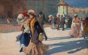 Durch die Straßen von Paris spazieren von Ricardo Villodas y de la Torre