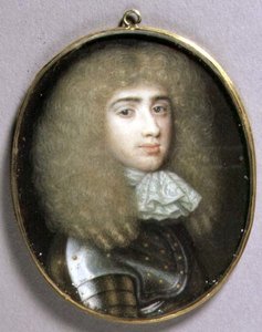 Porträtminiatur von Robert Porter, um 1660 von Richard  Gibson