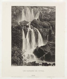 Les Cascades de Tivoli, ca. 1841