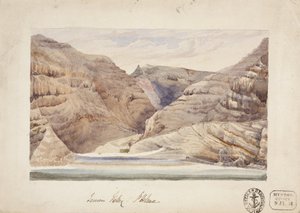 Felsformationen im Lemon Valley, St. Helena, Südatlantik von John Pardon
