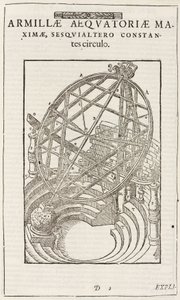 Tycho Brahes äquatorial montierte Kreise, nach 1580