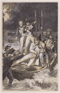 Nelson durch den Arm geschossen von Richard (after) Westall
