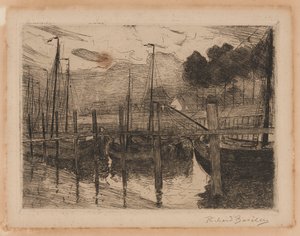 Boote setzen zur See von Richard Baseleer