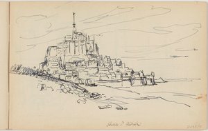 Mont Saint-Michel von Richard Baseleer