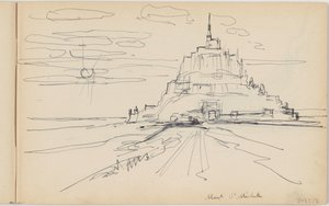 Mont Saint-Michel von Richard Baseleer