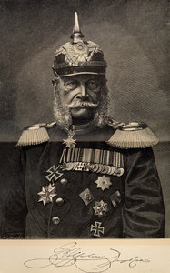 Wilhelm I. 1797-1888, König von Preußen und Deutscher Kaiser, im Alter von 90 Jahren, 1887 von Richard Bong