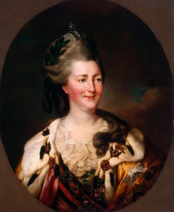 Porträt von Kaiserin Katharina II., 1729-1796, 1782