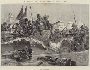 Schlachten der britischen Armee, Alexandria (Gravur) von Richard Caton II (after) Woodville