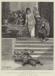 "Cleopatra" von H. Rider Haggard (Gravur) von Richard Caton II (after) Woodville