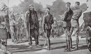 Kommandant Cronje ergibt sich Lord Roberts