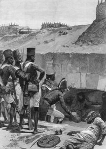 Finden der britischen Gefangenen unter den Kasematten in den Befestigungen, 1894