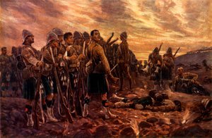 Alles, was von ihnen übrig blieb. The Black Watch nach der Schlacht von Magersfontein, 1900