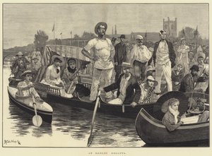 Bei der Henley Regatta