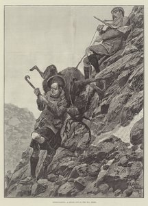 Hirschjagd, eine Abkürzung auf dem Heimweg von Richard Caton Woodville junior