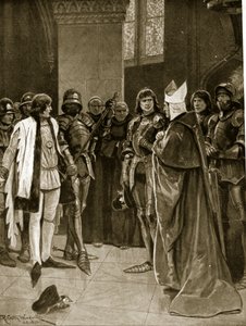 Henry VI wird Edward IV in St. Paul