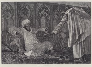 Mulai Hassan, der Sultan von Marokko von Richard Caton Woodville junior