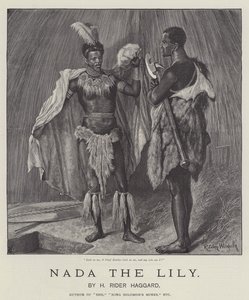 Nada die Lilie, von H. Rider Haggard