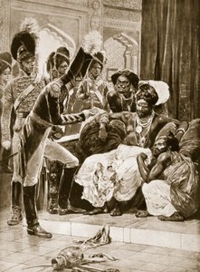 Die Briten in Ceylon, Illustration aus 