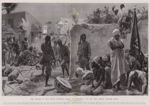 Die Eroberung von Yola, Benue, Nordnigeria, am 2. September durch die West African Frontier Force