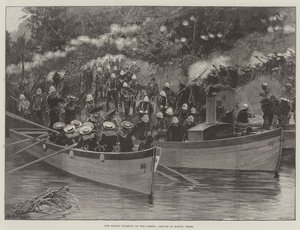 Die jüngsten Kämpfe am Gambia, Hinterhalt am Madini Creek von Richard Caton Woodville junior