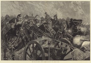 Der Krieg in Ägypten, Horse Guards stürmen die Kanonen des Feindes