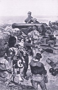 Der Sturm auf Sewastopol, 1855, Illustration aus British Battles on Land and Sea, 1915
