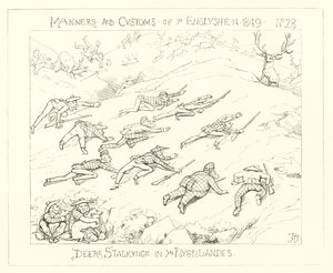 1849, Hirschjagd in den Highlands