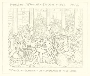 1849, Die Öffentlichkeit in Aufregung über das Erscheinen von Miss Lind