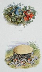 Klettern und Ausruhen, Illustrationen aus 
